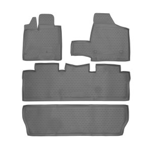 Toyota Sienna Floor Mats - Omac - Rubber TPE - Grey - 2004-2010